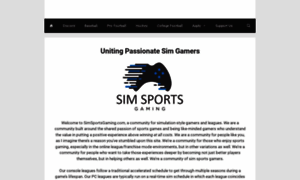 Simsportsgaming.com thumbnail