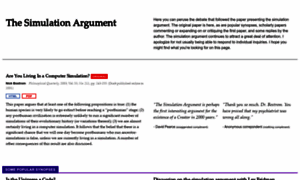 Simulation-argument.com thumbnail