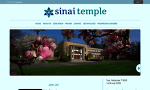Sinai-temple.org thumbnail