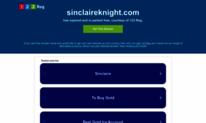 Sinclaireknight.com thumbnail