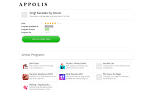 Sing-karaoke-free-music-and-audio.appolis.co thumbnail