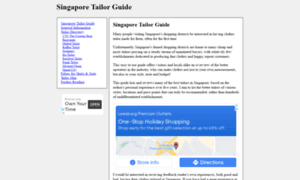 Singapore-tailor-guide.info thumbnail