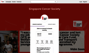 Singaporecancersociety.give.asia thumbnail