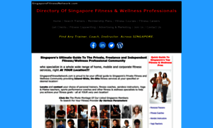 Singaporefitnessnetwork.com thumbnail
