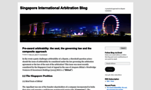 Singaporeinternationalarbitration.com thumbnail