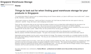 Singaporewarehousestorage.com thumbnail