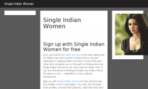 Singleindianwomen.co.za thumbnail