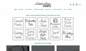 Singlelinefonts.com thumbnail