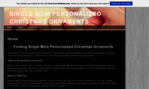 Singlemompersonalizedchristmasornaments.page.tl thumbnail