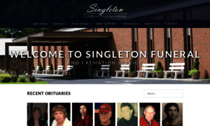 Singletonfuneral.com thumbnail