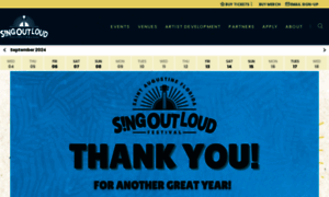 Singoutloudfestival.com thumbnail