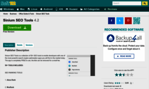 Sinium-seo-tools.soft112.com thumbnail