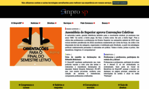 Sinpro.org.br thumbnail