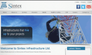 Sintexinfrastructure.com thumbnail