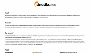 Sinusiks.com thumbnail