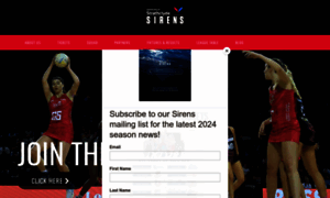 Sirensnetball.com thumbnail