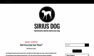 Siriusdog.com thumbnail