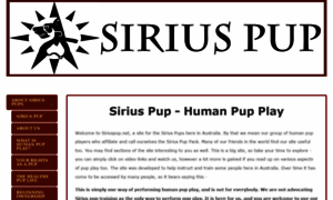 Siriuspup.net thumbnail