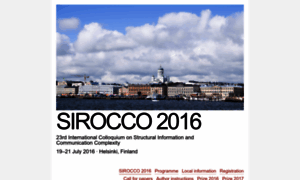 Sirocco2016.hiit.fi thumbnail