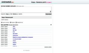 Sirpca-romence.cevirsozluk.com thumbnail