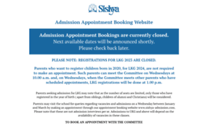 Sishya-admission.com thumbnail