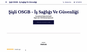 Sisli-osgb-is-saglg-ve-guvenligi.business.site thumbnail