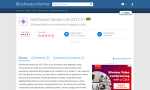 Sisoftware-sandra-lite.software.informer.com thumbnail