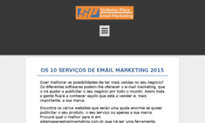 Sistemaparaemailmarketing.com.br thumbnail