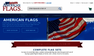 Site.americanflags.com thumbnail