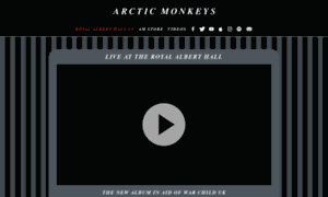 Site.arcticmonkeys.com thumbnail