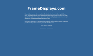 Site.framedisplays.com thumbnail