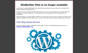 Sitebuilderelite.com thumbnail