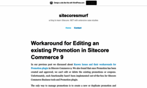 Sitecoresmurf.wordpress.com thumbnail