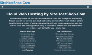 Sitehostshop.com thumbnail
