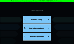 Siteleads.com thumbnail