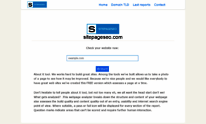 Sitepageseo.com thumbnail