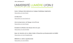 Sites.univ-lyon2.fr thumbnail