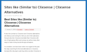 Siteslikeclixsense.com thumbnail