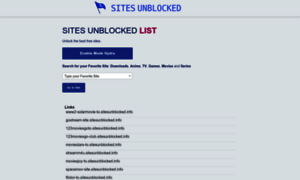 Sitesunblocked.info thumbnail