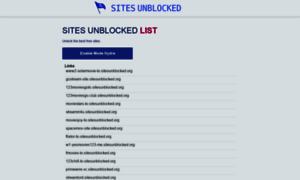 Sitesunblocked.org thumbnail