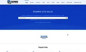 Sitevalue.rommie.net thumbnail