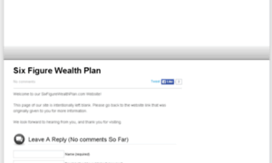 Sixfigurewealthplan.com thumbnail