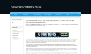 Sixnationsfixtures.co.uk thumbnail