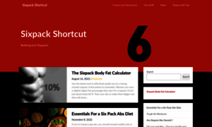 Sixpackshortcut.com thumbnail