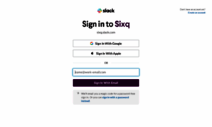 Sixq.slack.com thumbnail