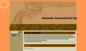 Sixshootercommunity.org thumbnail