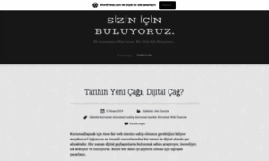 Sizinicinbuluyoruz.wordpress.com thumbnail