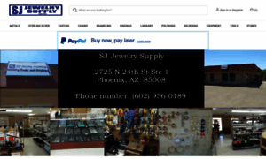 Sjjewelrysupply.com thumbnail