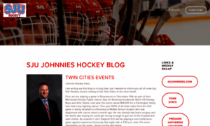 Sjujohnnieshockeyblog.com thumbnail