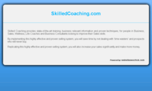Skilledcoaching.com thumbnail